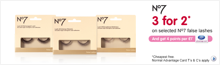 3 for 2 on selected NO7